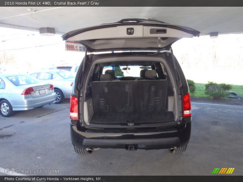 Crystal Black Pearl / Gray 2010 Honda Pilot LX 4WD