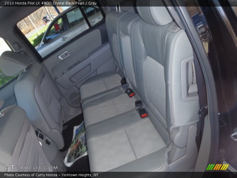 Crystal Black Pearl / Gray 2010 Honda Pilot LX 4WD