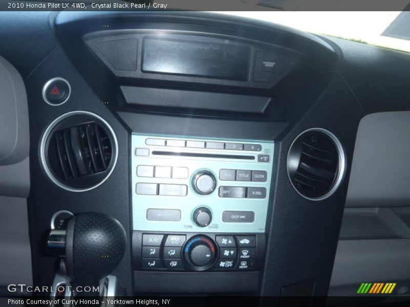 Crystal Black Pearl / Gray 2010 Honda Pilot LX 4WD