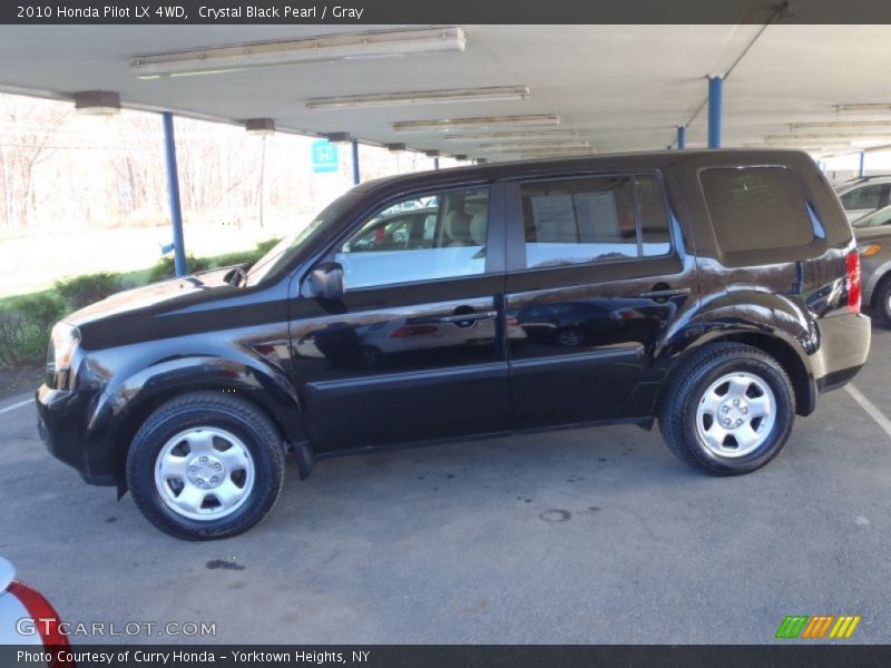 Crystal Black Pearl / Gray 2010 Honda Pilot LX 4WD