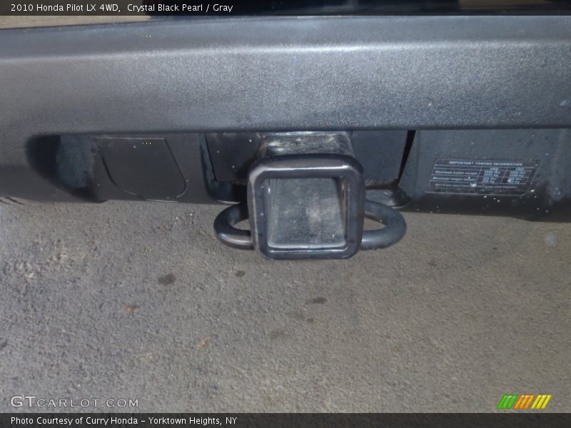 Crystal Black Pearl / Gray 2010 Honda Pilot LX 4WD