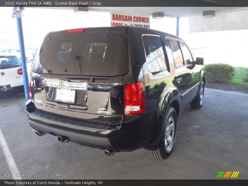 Crystal Black Pearl / Gray 2010 Honda Pilot LX 4WD
