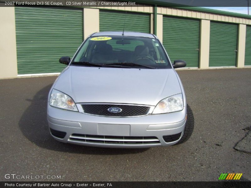 CD Silver Metallic / Charcoal/Light Flint 2007 Ford Focus ZX3 SE Coupe