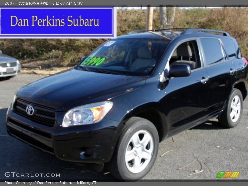 Black / Ash Gray 2007 Toyota RAV4 4WD