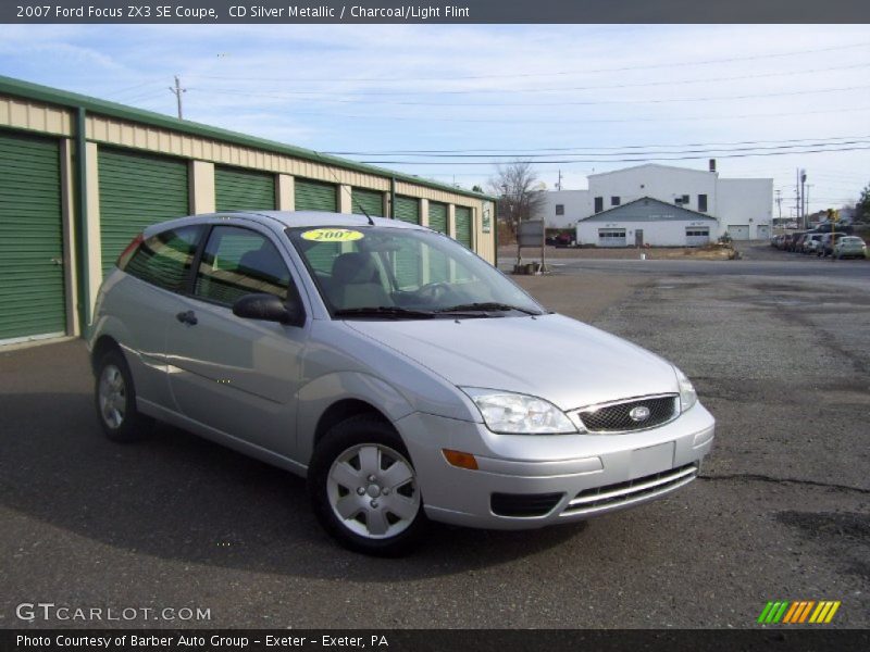CD Silver Metallic / Charcoal/Light Flint 2007 Ford Focus ZX3 SE Coupe
