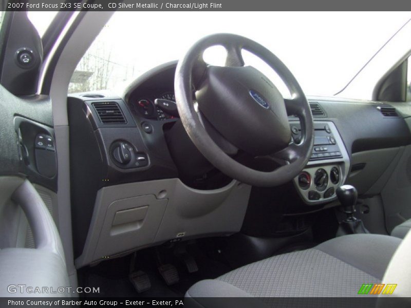 CD Silver Metallic / Charcoal/Light Flint 2007 Ford Focus ZX3 SE Coupe