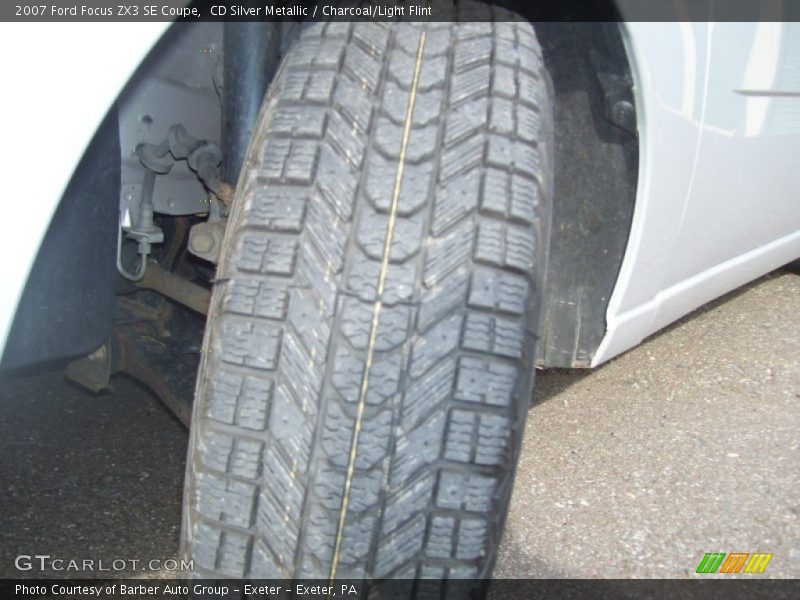 CD Silver Metallic / Charcoal/Light Flint 2007 Ford Focus ZX3 SE Coupe