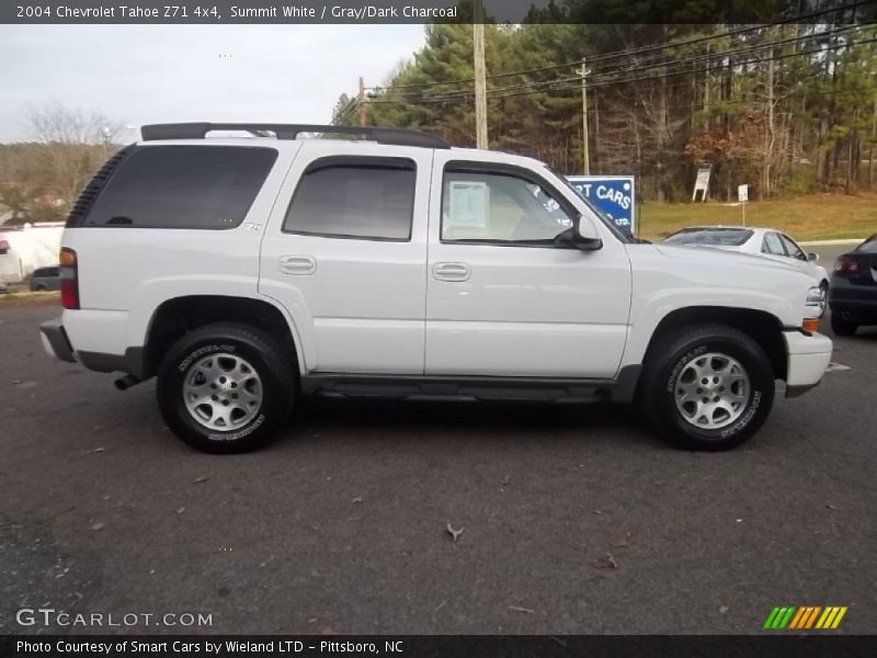 Summit White / Gray/Dark Charcoal 2004 Chevrolet Tahoe Z71 4x4