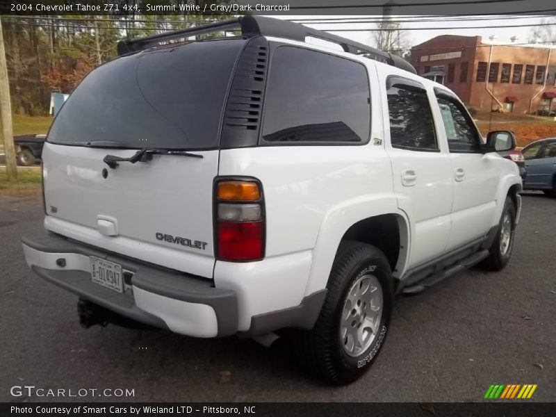 Summit White / Gray/Dark Charcoal 2004 Chevrolet Tahoe Z71 4x4