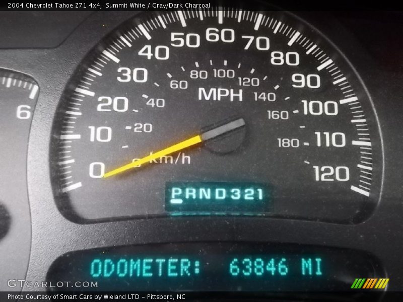 Summit White / Gray/Dark Charcoal 2004 Chevrolet Tahoe Z71 4x4