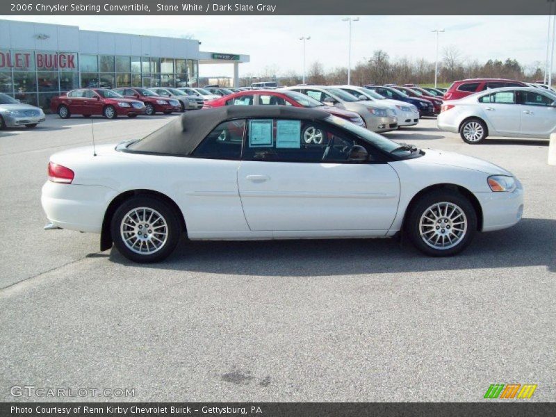 Stone White / Dark Slate Gray 2006 Chrysler Sebring Convertible