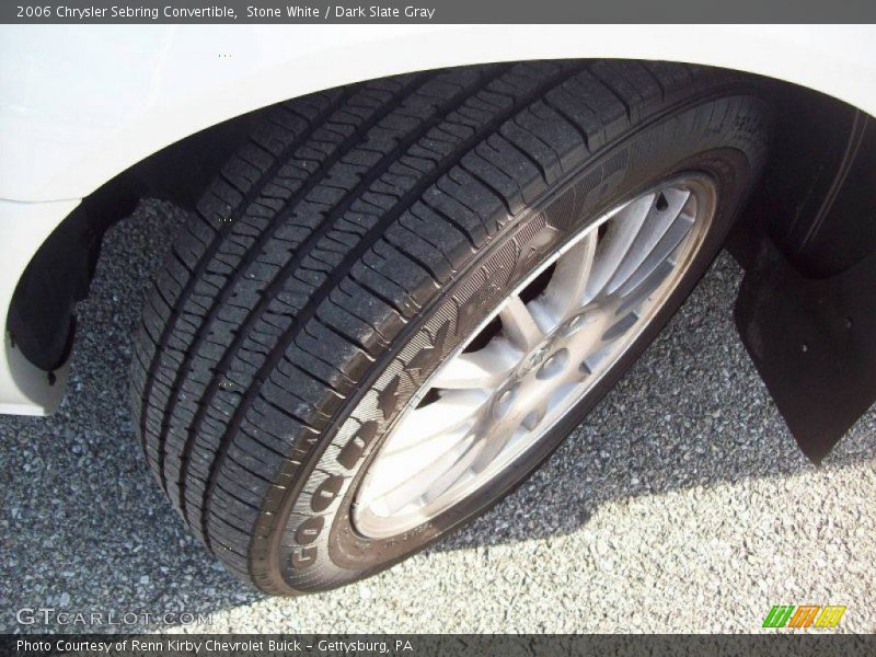 Stone White / Dark Slate Gray 2006 Chrysler Sebring Convertible
