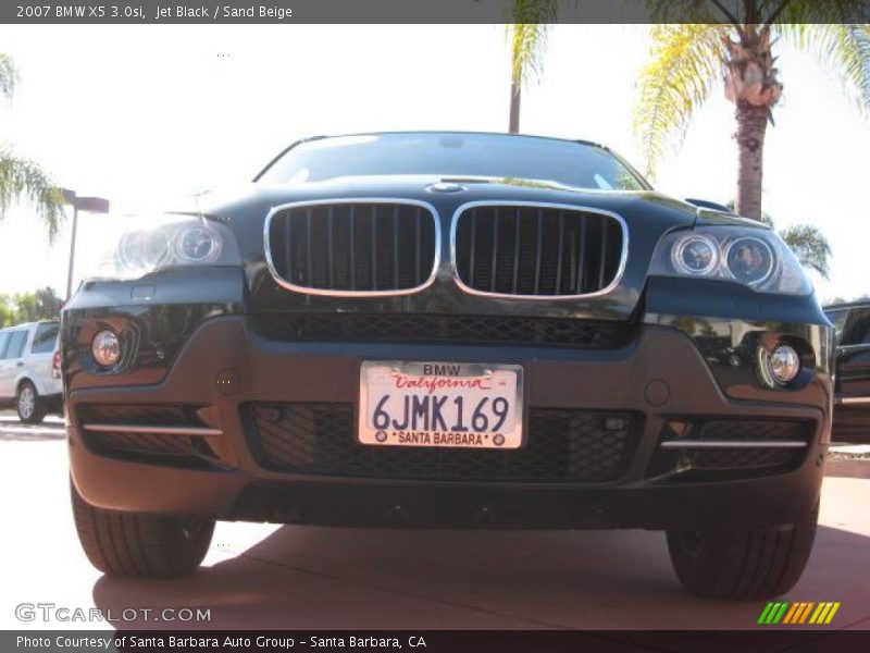 Jet Black / Sand Beige 2007 BMW X5 3.0si
