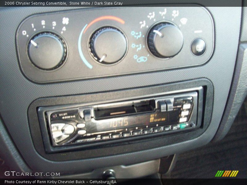 Stone White / Dark Slate Gray 2006 Chrysler Sebring Convertible