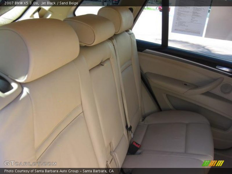 Jet Black / Sand Beige 2007 BMW X5 3.0si