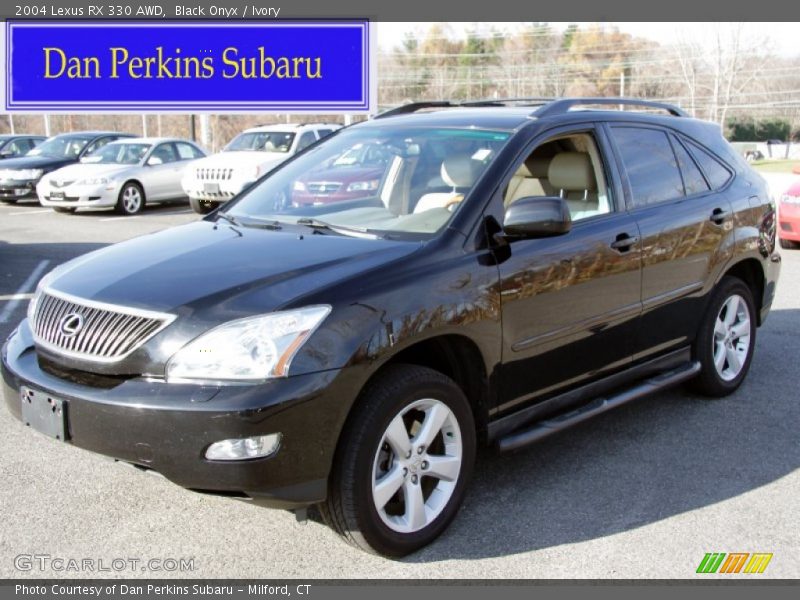 Black Onyx / Ivory 2004 Lexus RX 330 AWD