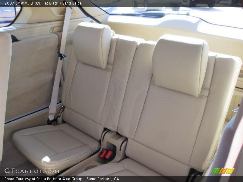Jet Black / Sand Beige 2007 BMW X5 3.0si