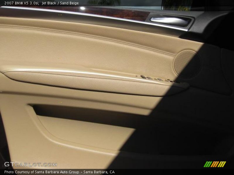 Jet Black / Sand Beige 2007 BMW X5 3.0si
