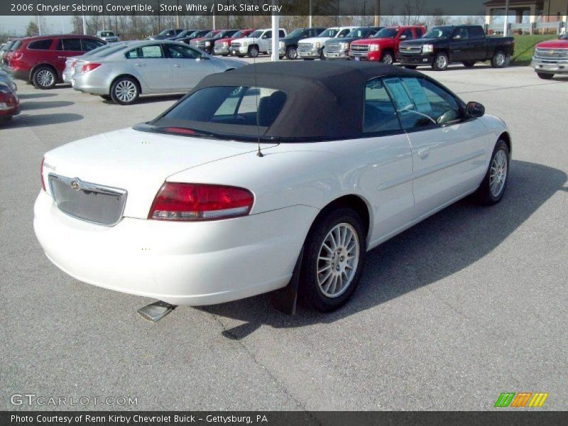 Stone White / Dark Slate Gray 2006 Chrysler Sebring Convertible