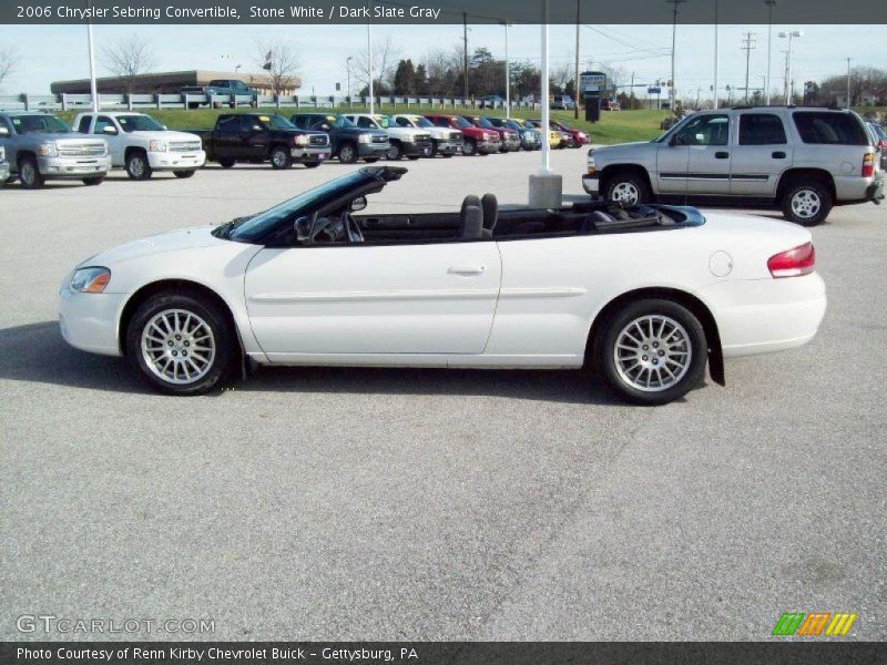 Stone White / Dark Slate Gray 2006 Chrysler Sebring Convertible