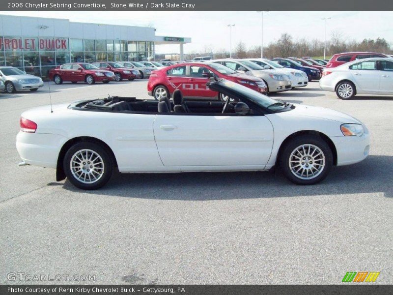 Stone White / Dark Slate Gray 2006 Chrysler Sebring Convertible