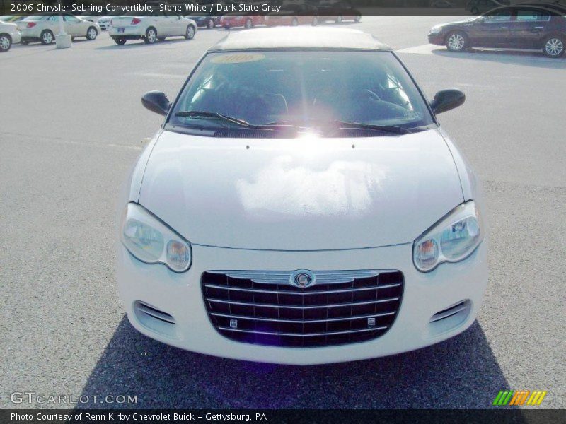 Stone White / Dark Slate Gray 2006 Chrysler Sebring Convertible