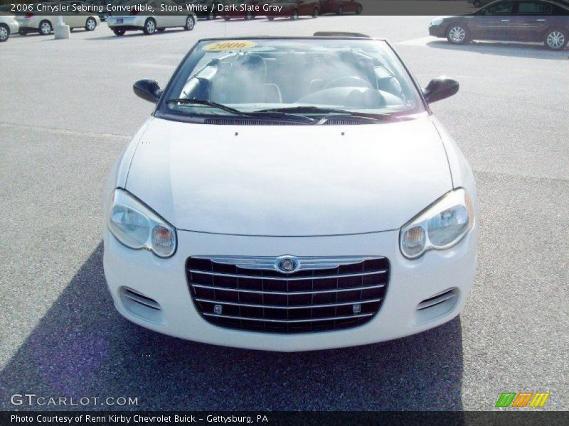 Stone White / Dark Slate Gray 2006 Chrysler Sebring Convertible