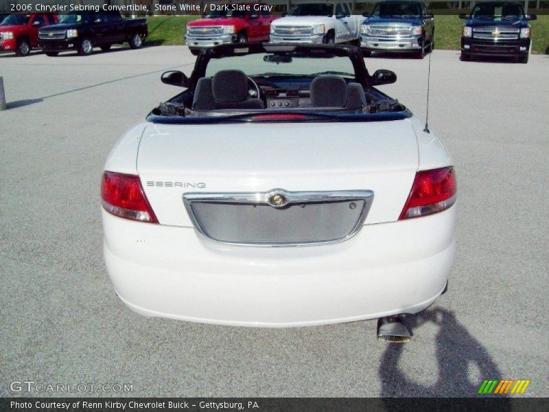 Stone White / Dark Slate Gray 2006 Chrysler Sebring Convertible