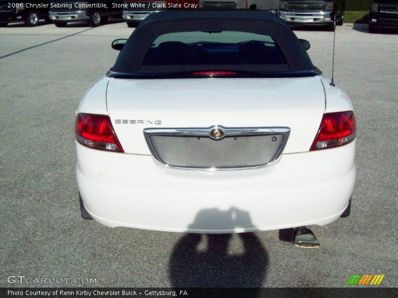 Stone White / Dark Slate Gray 2006 Chrysler Sebring Convertible