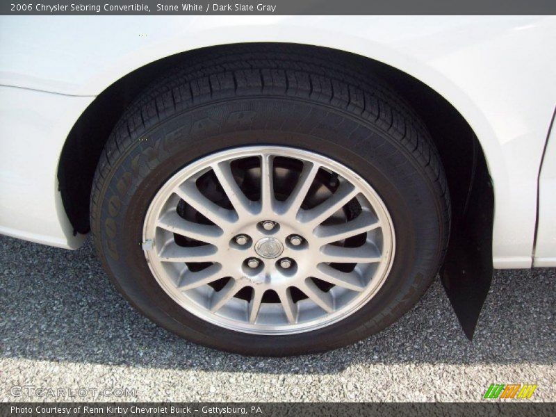 Stone White / Dark Slate Gray 2006 Chrysler Sebring Convertible
