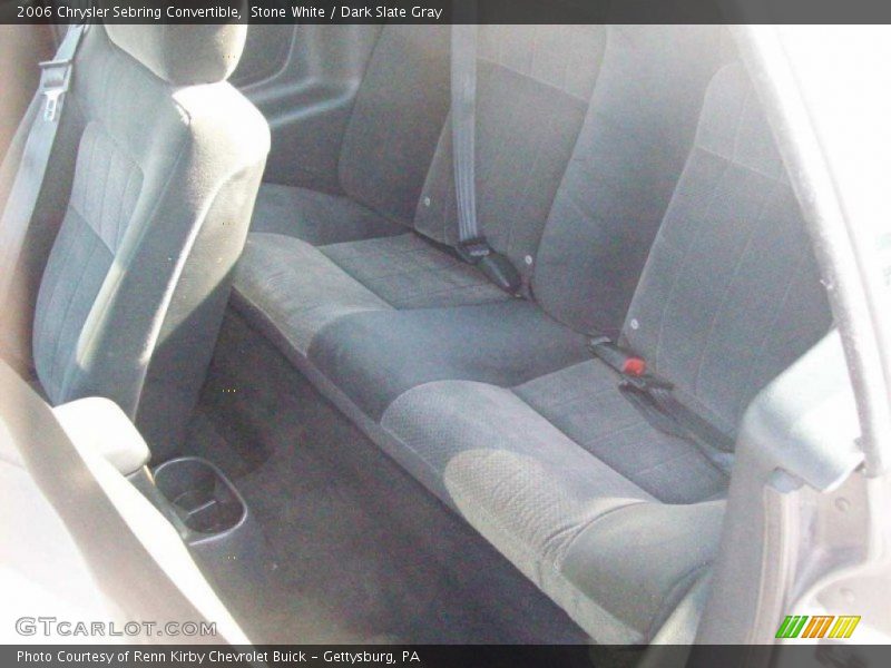 Stone White / Dark Slate Gray 2006 Chrysler Sebring Convertible