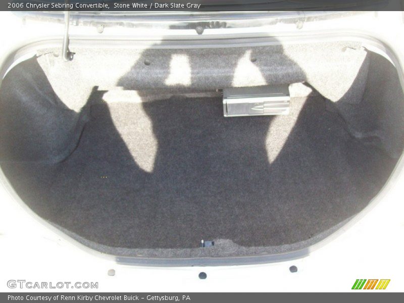 Stone White / Dark Slate Gray 2006 Chrysler Sebring Convertible