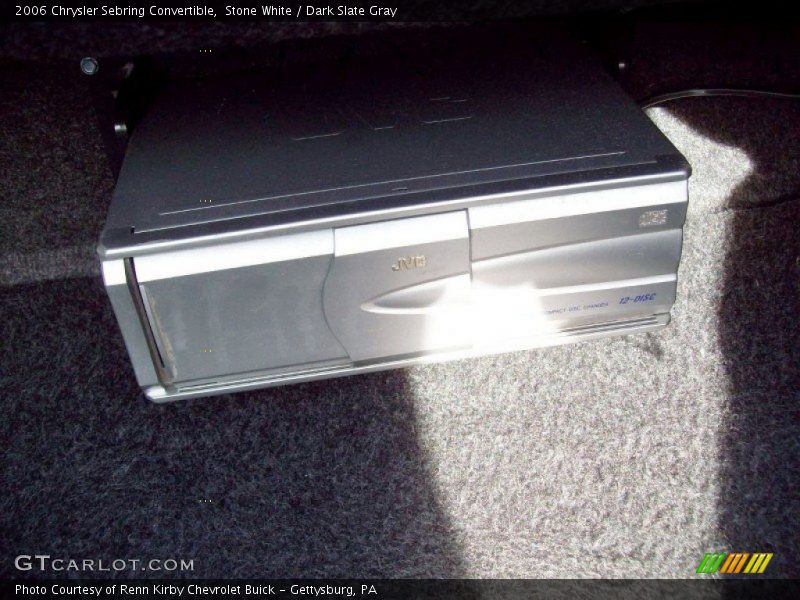 Stone White / Dark Slate Gray 2006 Chrysler Sebring Convertible