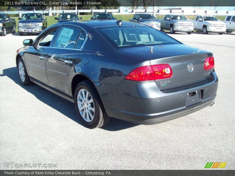 Cyber Gray Metallic / Titanium 2011 Buick Lucerne CXL