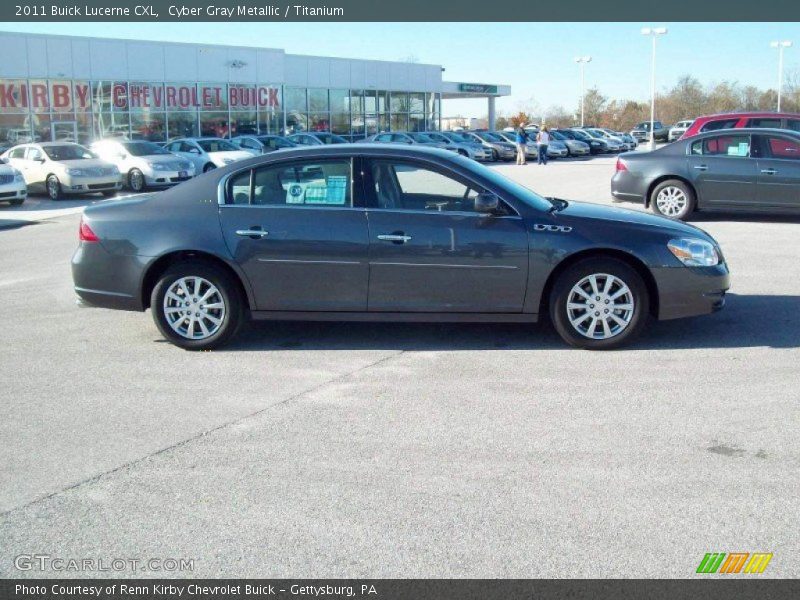 Cyber Gray Metallic / Titanium 2011 Buick Lucerne CXL