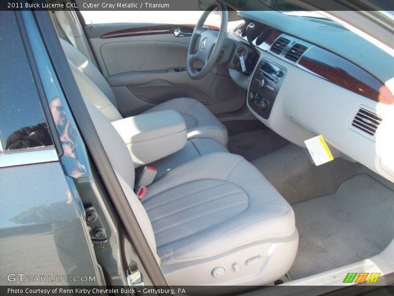 Cyber Gray Metallic / Titanium 2011 Buick Lucerne CXL