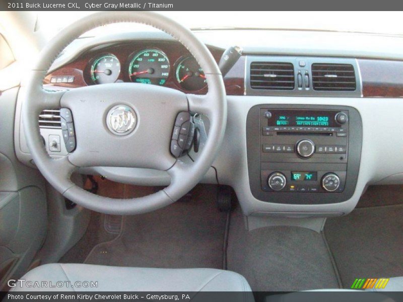 Cyber Gray Metallic / Titanium 2011 Buick Lucerne CXL