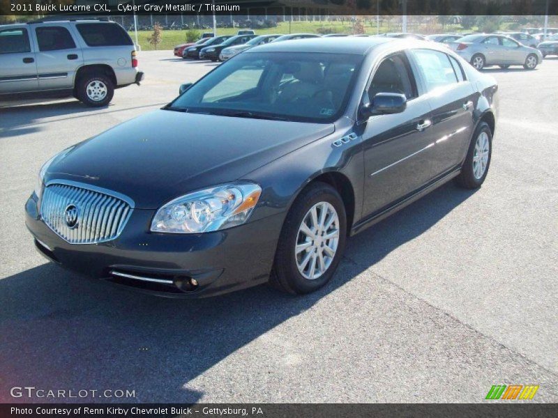 Cyber Gray Metallic / Titanium 2011 Buick Lucerne CXL