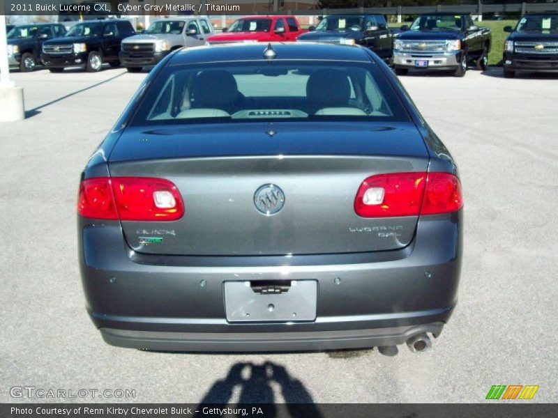 Cyber Gray Metallic / Titanium 2011 Buick Lucerne CXL
