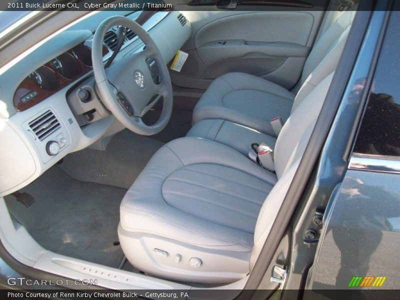 Cyber Gray Metallic / Titanium 2011 Buick Lucerne CXL