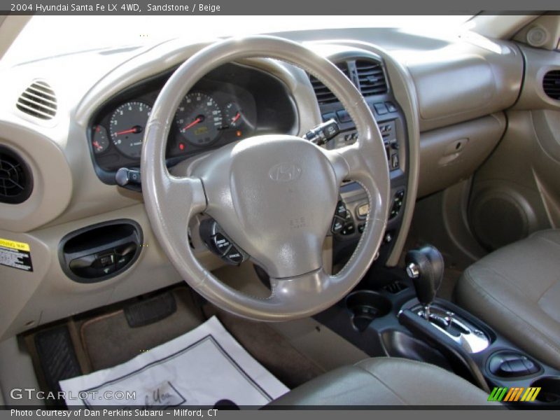 Sandstone / Beige 2004 Hyundai Santa Fe LX 4WD