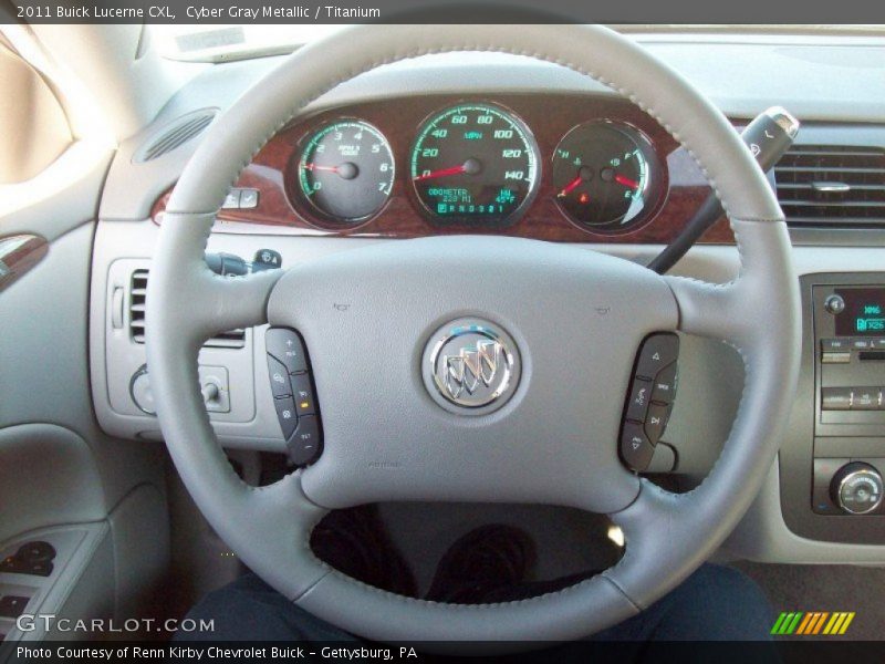 Cyber Gray Metallic / Titanium 2011 Buick Lucerne CXL