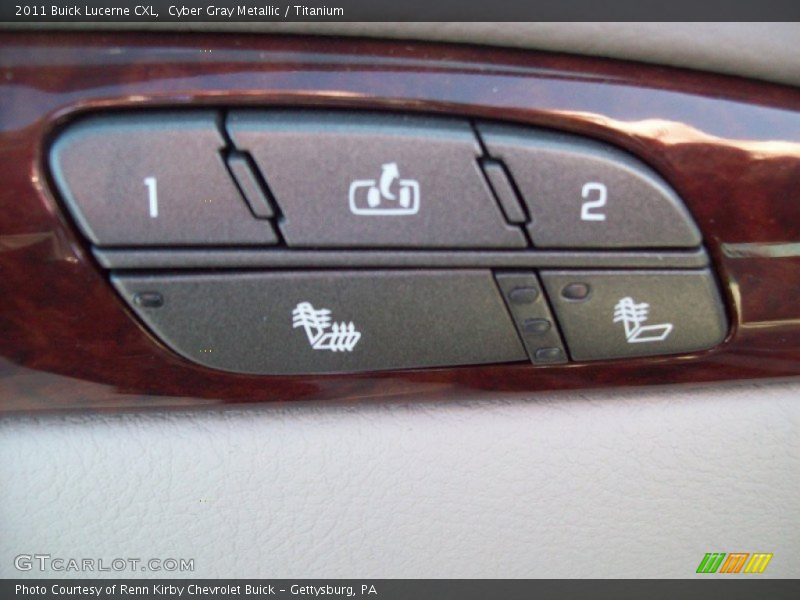 Cyber Gray Metallic / Titanium 2011 Buick Lucerne CXL