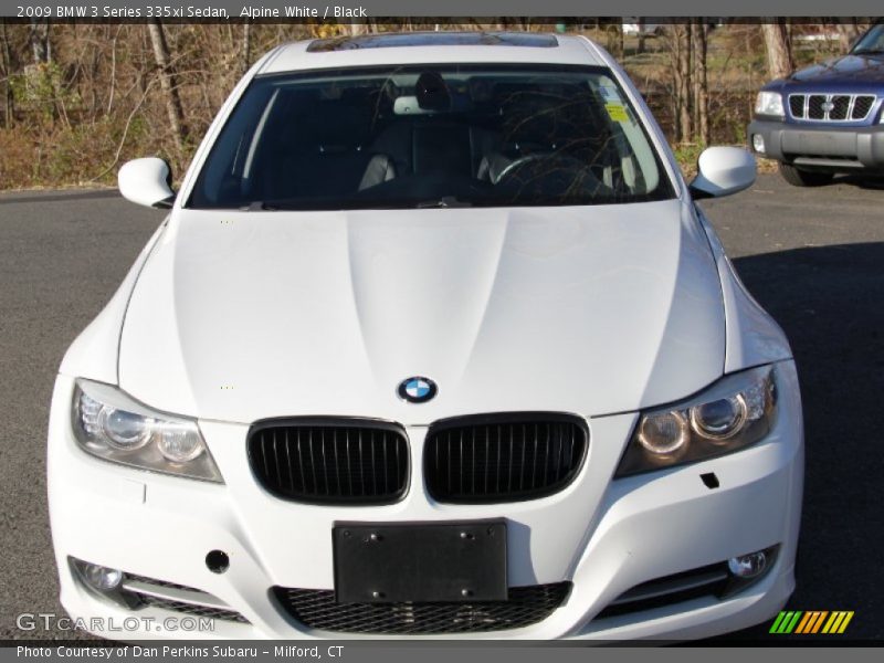 Alpine White / Black 2009 BMW 3 Series 335xi Sedan