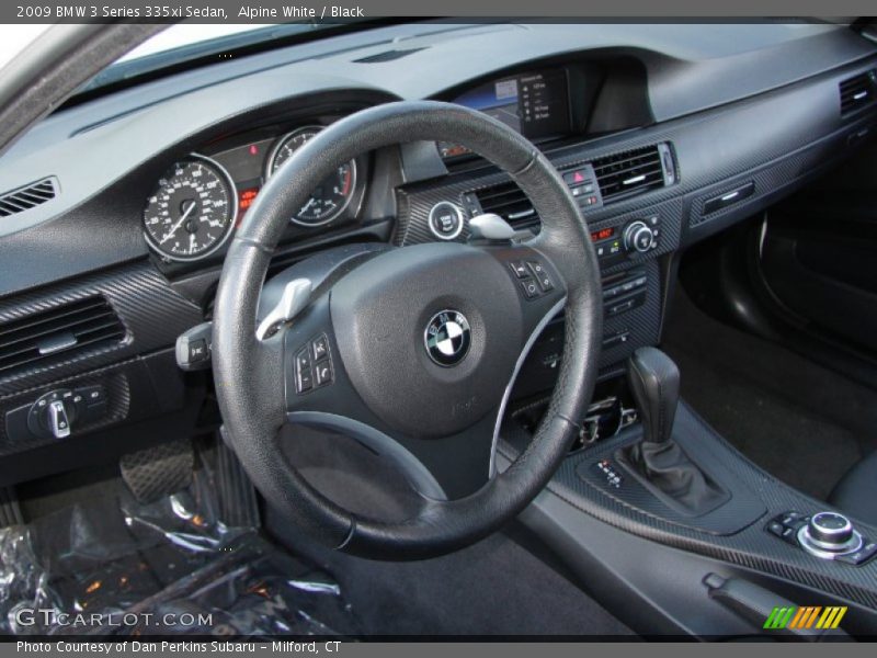 Alpine White / Black 2009 BMW 3 Series 335xi Sedan
