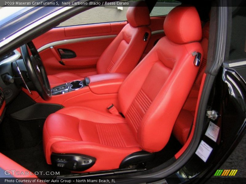  2009 GranTurismo S Rosso Corallo Interior