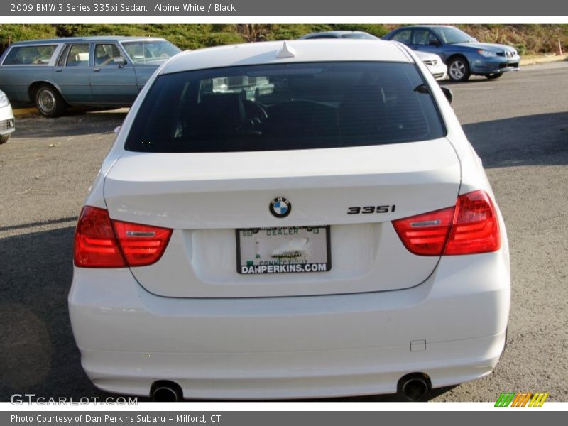 Alpine White / Black 2009 BMW 3 Series 335xi Sedan