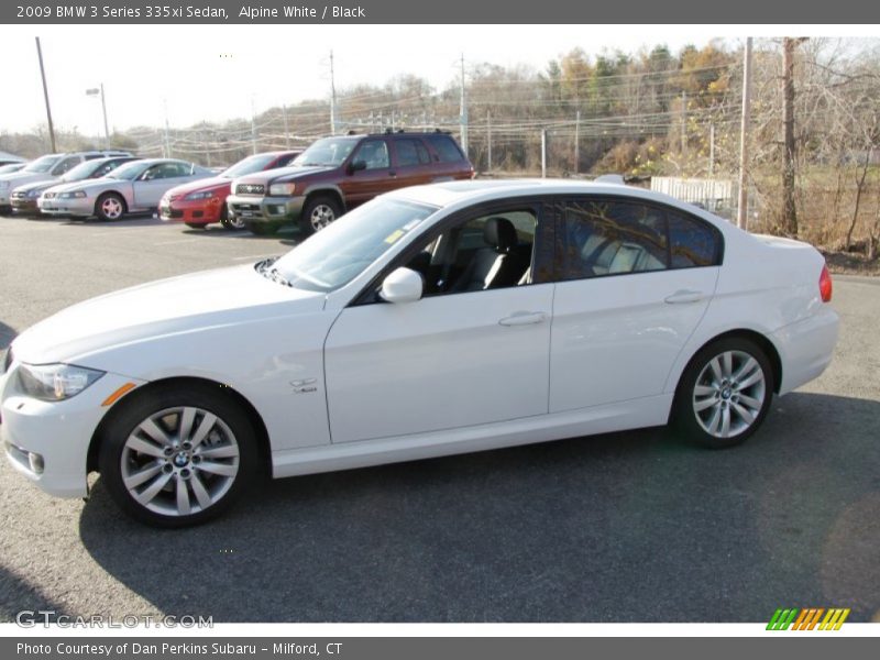 Alpine White / Black 2009 BMW 3 Series 335xi Sedan