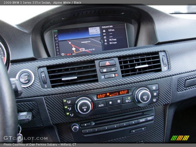 Alpine White / Black 2009 BMW 3 Series 335xi Sedan