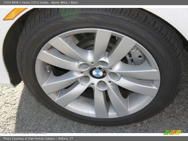 Alpine White / Black 2009 BMW 3 Series 335xi Sedan